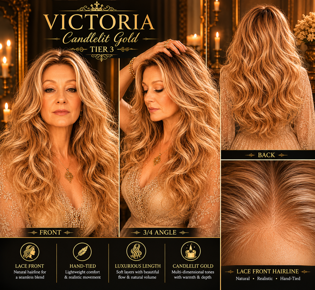 VICTORIA - Candlelit Gold